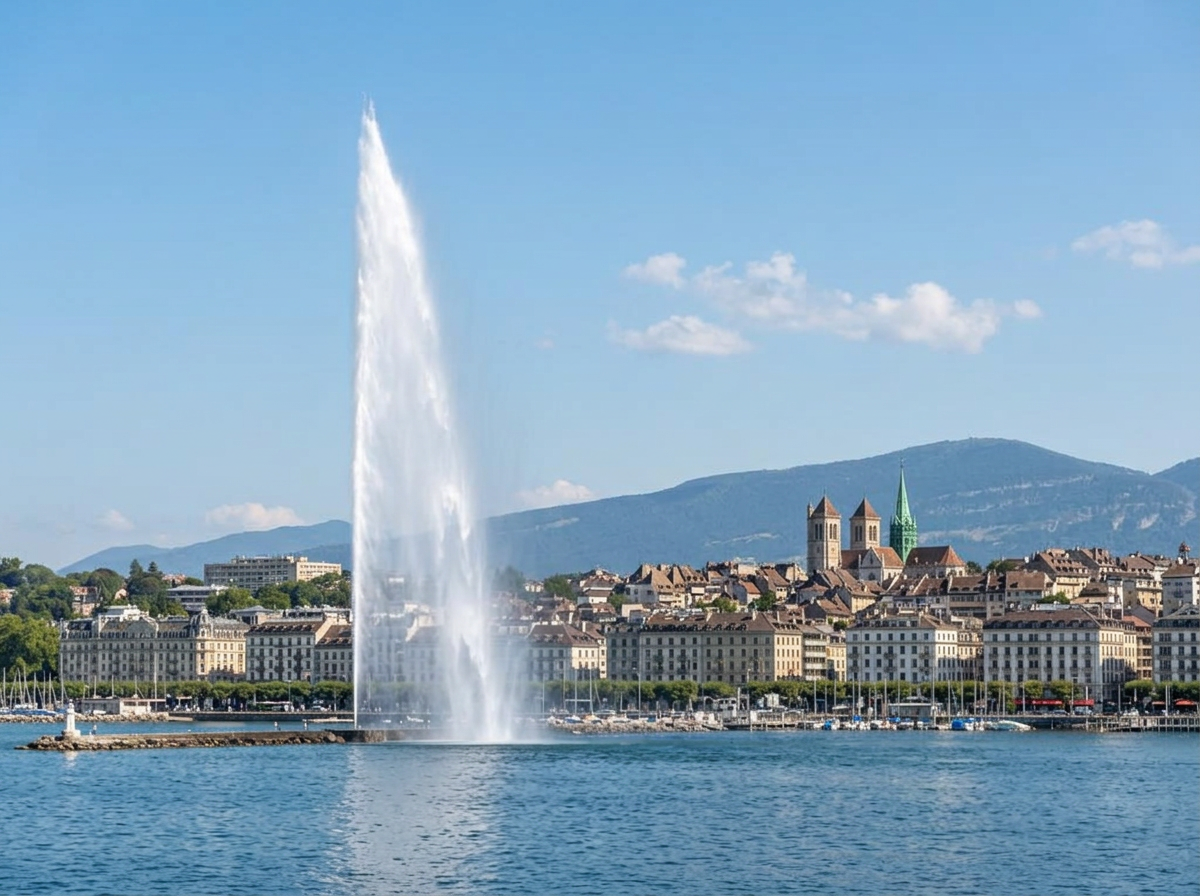 Le Jet d'eau, canton de Genève
