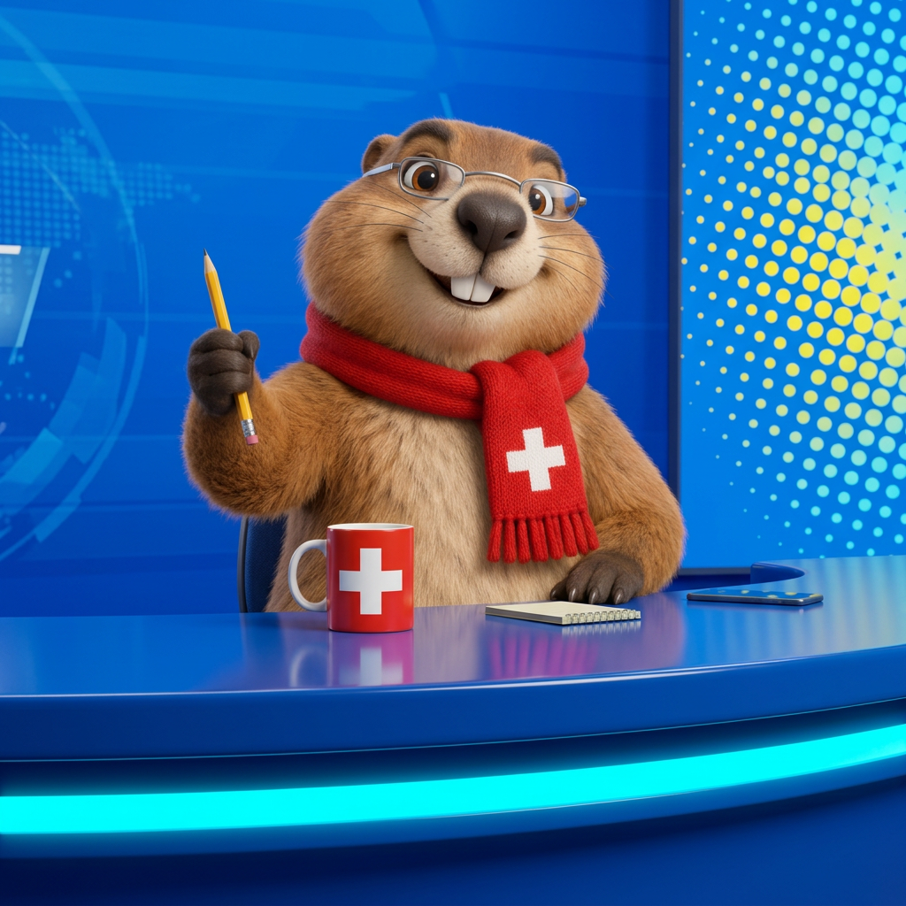 La marmotte Comparone à son bureau